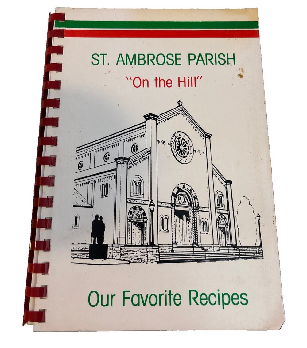 1994 St Ambrose On the Hill St Louis Italian Community Cookbook Recipes